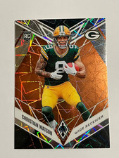 2022 Panini Phoenix Rookies Orange Lazer 29/75 Christian Watson Rookie RC 0f8g picture