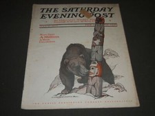 1909 JULY 31 THE SATURDAY EVENING POST MAGAZINE - CHARLES BULL COVER - SP 949 picture