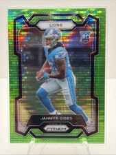2023 Panini Prizm - Rookies Jahmyr Gibbs #331 Neon Green Pulsar Prizm (RC) LIONS picture