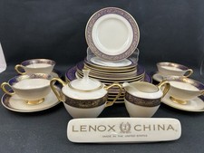 Lenox China Barclay~(Set of 4)~5 Piece Place Settings with Sugar and Creamer Set picture