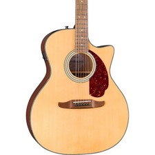 Fender California Deluxe Newporter CE AcousticElectric Guitar  Natural picture
