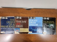 Vintage 1967 Death Of President JFK Lot Of 4 LOOK Magazines William Manchester picture