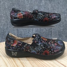 Alegria By PG Lite Shoes Womens 36 Keli Floral Clogs Kel-323 Multicolor Slip On picture