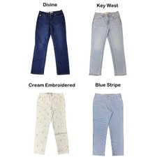Seven7 Women's High Rise 90's Straight Leg Jean, Fitted Through Hips picture