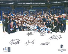 Colorado Avalanche Multi-Signed 2022 Stanley Cup Champions 16