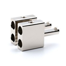 Pair Of ILL Customz Dual 8 Gauge to Single 8 Gauge Amplifier Speaker Inputs picture