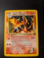 Pokemon Gym Challenge Blaine's Charizard 2/132 Holo Rare Uncorrected LP picture