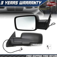 Left/Driver For 2013-2019 Dodge Ram 1500 Power Heated+LED Signal Side Mirror picture
