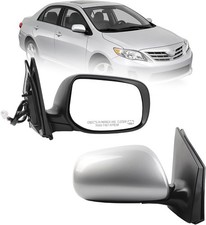 Passenger Side Mirror Compatible With 2009-2013 Toyota Corolla Right Silver picture