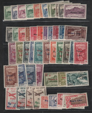 France Reunion 1943 France Libre Collection Of 50 Mint Never Hinged All Scanned picture