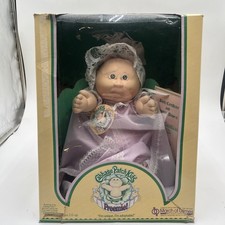 1985 Coleco Cabbage Patch Kids Preemie Girl Green Eyes Alaine Jany NIB Read picture