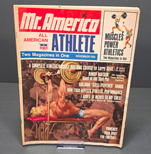 Vintage Mr. America All American Athlete November 1966 Bodybuilding Magazine picture