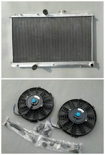 ALUMINUM RADIATOR+FAN 1992-1998 FOR TOYOTA COROLLA AE101/AE111 4A-GE1.6L 20V MT picture