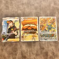 Pokemon TCG 3-Card Lot Ruffian Full Art + Crustle 196/182 + Dhelmise Holo picture
