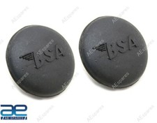 2x Gas Tank Top Rubber Plug Cap With BSA Logo For BSA Goldstar A10 A7 A50 A65 picture