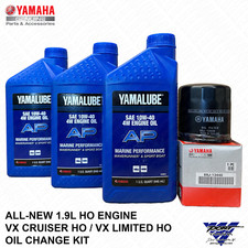 OEM Yamaha 2024-26 VX CRUISER HO / VX LIMITED HO Oil Change Kit for 1.9L Engines picture