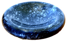 TSAO Design Black Marble Vessel Bowl Vtg Mcm picture
