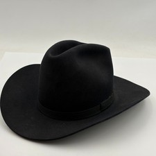 Vintage Resistol Cowboy Hat XXX Beaver Western Navy 6 3/4 Hand Creased picture