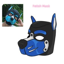 Pup Puppy Play Hood Masks W/ Many Faces Cosplay Costume Party picture