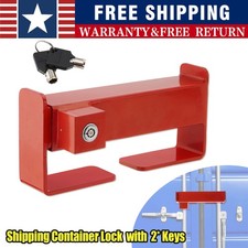 Heavy Duty Steel Cargo Door Lock/Standard Shipping Container Lock with 2 Keys US picture