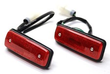 New LH RH Rear Side Marker Lights Pair For 79-83 Toyota Pickup Truck Round Plug picture
