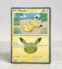Pokemon Pikachu #043/128 Holo: 30th Celebrations (21/30) (Read Description) 🔥  picture