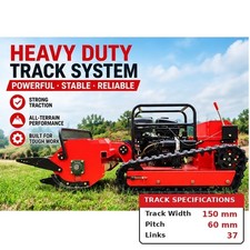Heavy Duty Rubber Track with Steel Wire for Remote Control Lawn Mower picture