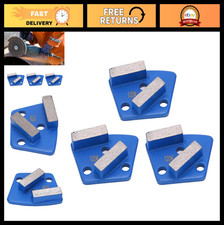 3Pcs Diamond Grinding Pads for Concrete, 120# Trapezoid Floor Shoes, Heavy Duty picture