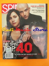 rivista SPIN Aprile 2001 + Poster Zack De La Rocha P.J. Harvey Beck  No cd picture