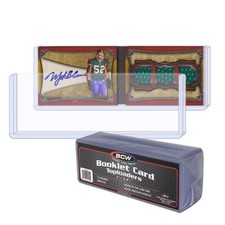 (10-Pack) BCW Booklet Card Toploaders Horizontal Book Card Topload Holders picture