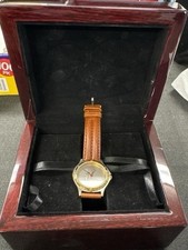 Vintage AT&T 38 Years Service Award Watch Wood Box Included - CLEANED + POLISHED picture