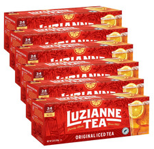 Luzianne Unsweetened Iced Tea Bags, Family Size, 24Ct Box (Pack of 6) picture