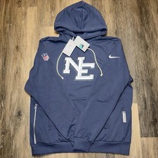 New England Patriots Rivalries Hoodie Nike Authenitc Standard Issue Storm Blue picture