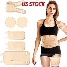 6 Pcs Reusable Castor Oil Pack Wrap for Women Organic Cotton Kit picture