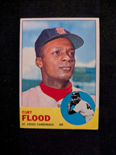 1963 Topps Curt Flood #505 - High Number - Cardinals Great -  picture