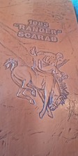 Vtg 1980s Yearbook, Super Cool, Benton, IL Ranger Scarab, Leatherlike, Embossed picture