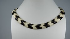 Talbot's Black and White Choker Necklace picture