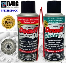 2pk DeoxIT D5S-6 + F5S-H6 Fader LMH Spray Valve,5% Solutio,5oz FRESH STOCK CAIG picture