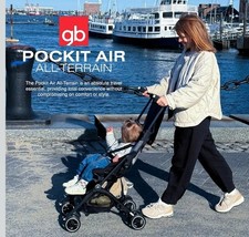 GB Pockit+ Lightweight Folding All Terrain Infant Stroller - Black picture