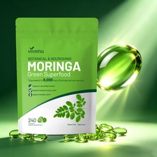 Moringa Softgels | Equivalent 6000mg Moringa Leaf 240 Ct Dietary Supplement picture