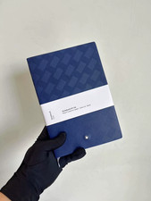 Montblanc 146 Series Blue Woven Textured Notebook A5 Size picture