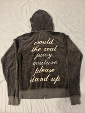 Y2K Juicy Couture Jacket XL 'Would The Real Juicy Couture Please Stand Up’ Rare picture