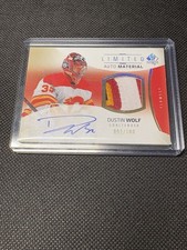 2025-2026 SPA LIMITED AUTO MATERIAL DUSTIN WOLF /100 4 Color Patch picture