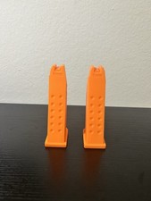 2-Pack Glock 19 Training Magazine Dummy May For Dry Firing Practice (ORANGE) picture