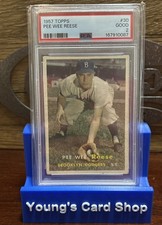 1957 Topps - Pee Wee Reese #30 PSA 2 picture