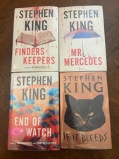 Stephen King Bill Hodges Trilogy + If It Bleeds Holly Gibney All 1st Edition HC picture
