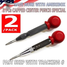 2PC Automatic Center Punch Strikes Surface Hammer Spring Loaded Breaker picture