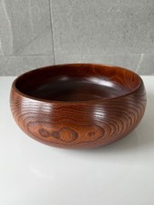 Zelkova Wood Lacquered Confectionery Bowl - Japanese Craft, Elegant Pattern picture