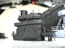 Heavy Hobby 1/700 Ijn Hiryu Bridge 3D Printed Model Upgrade Set New picture