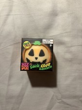 RARE Tie Dye Schylling NeeDoh Jack-Glow Lantern Squishy picture